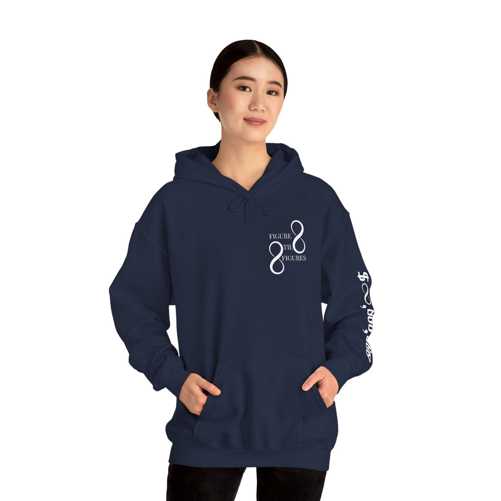 8 Figure Hoodie - Front, Back, and Sleeve