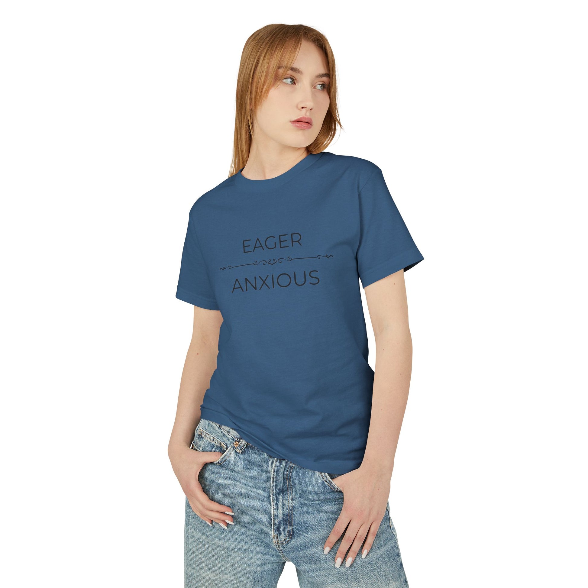 Eager Over Anxious - Unisex Garment-Dyed Heavyweight Cotton Tee