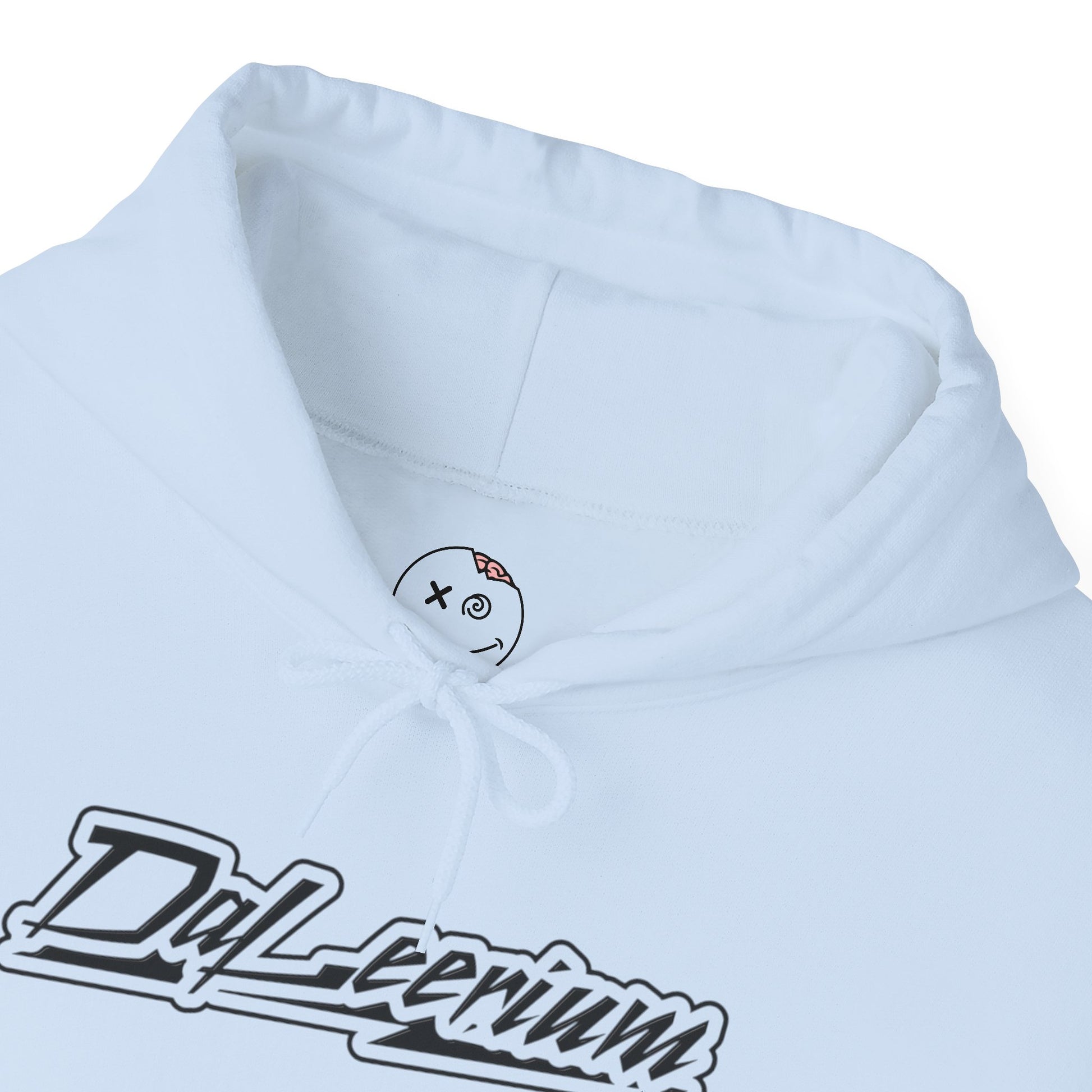 DaLeerium - Black Lettering and Logo Sleeve - Unisex Heavy Blend™ Hooded Sweatshirt