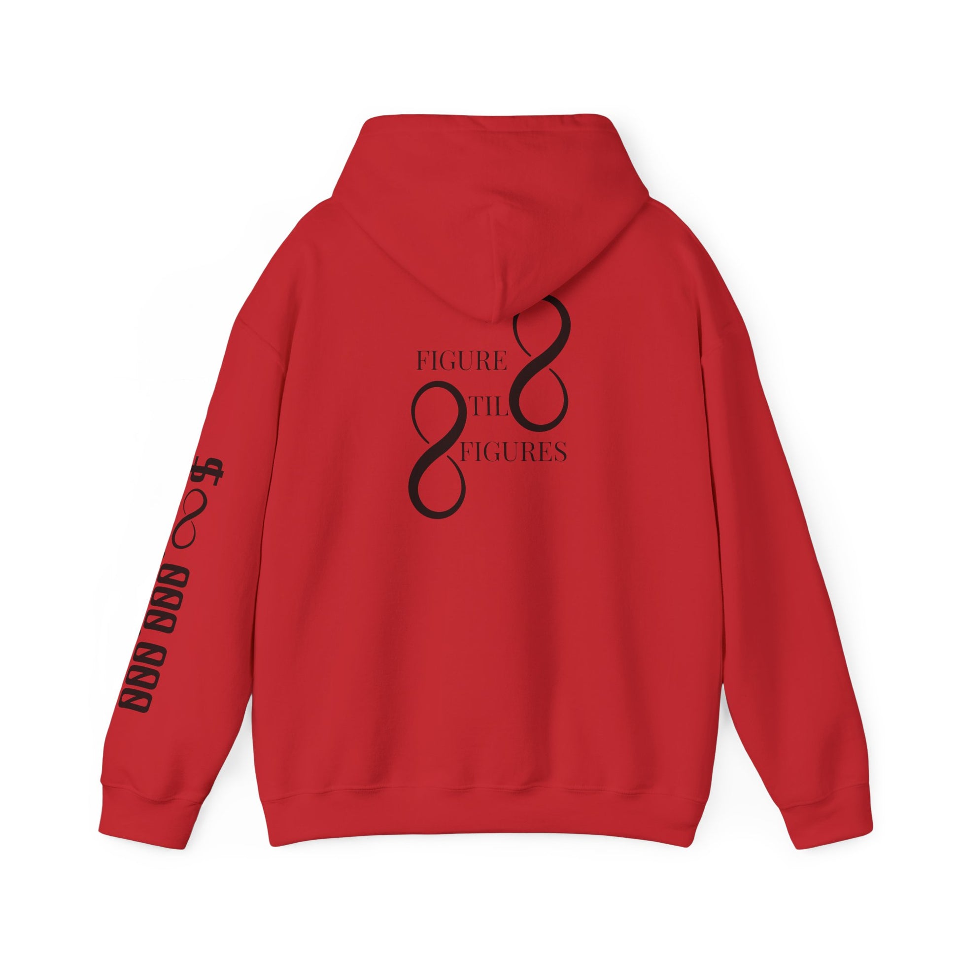8 Figure Hoodie - Front, Back, and Sleeve