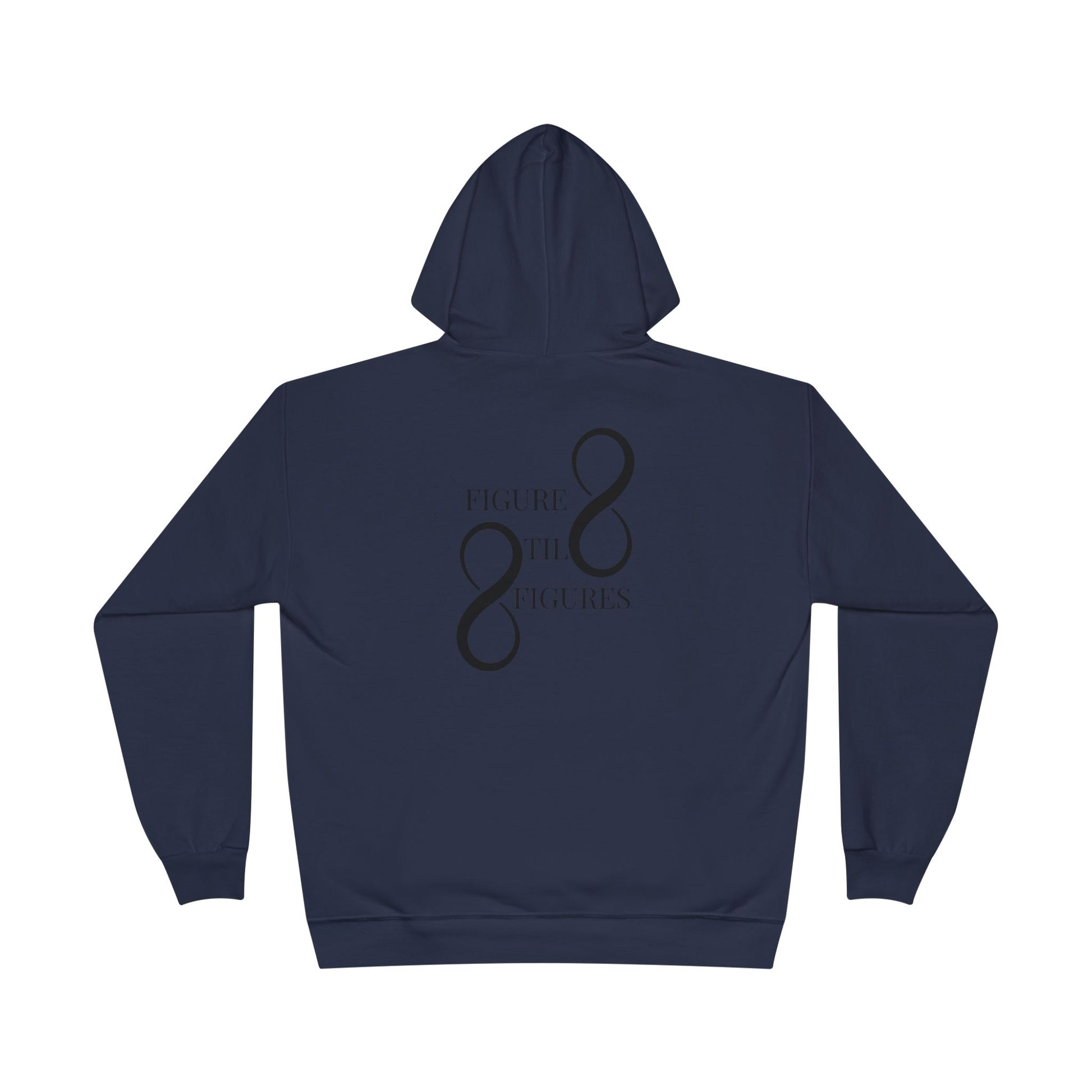 8 Figures Black Lettering - Unisex EcoSmart® Pullover Hoodie Sweatshirt