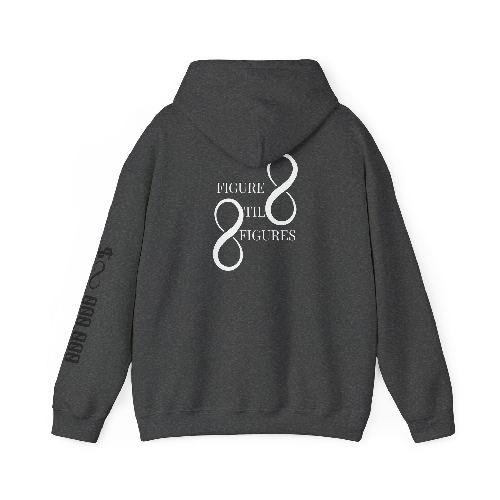 8 Figure Hoodie - Front, Back, and Sleeve